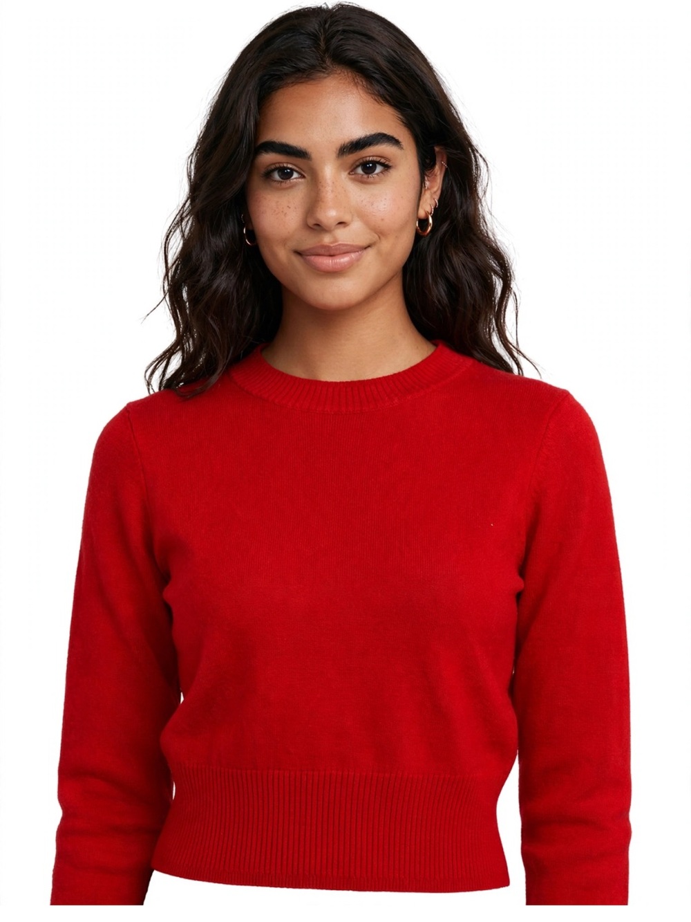 Amazon Women's Red Crewneck Tank Top